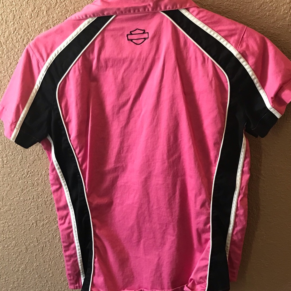 Harley Davidson pink shirt
